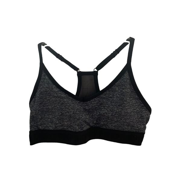 Victoria's Secret PINK Gray ultimate lined mesh razorback bra medium new - Picture 1 of 8